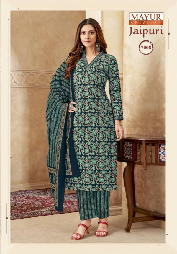 Mayur Jaipuri Vol 7 Cotton Dress Material Collection